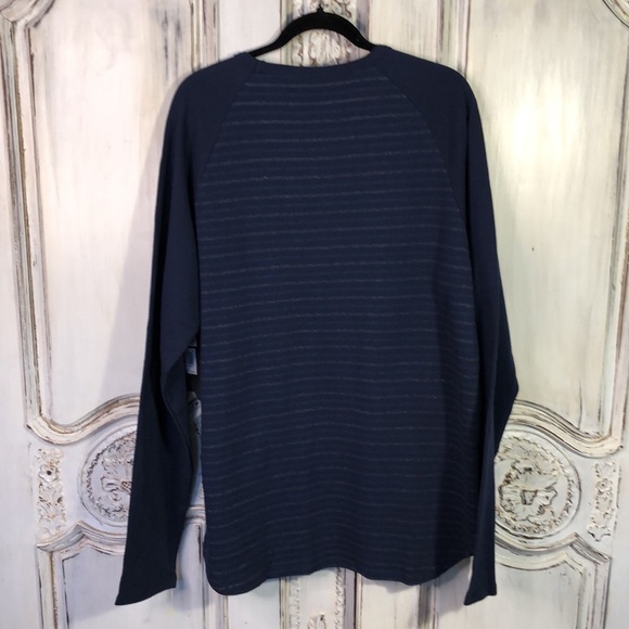 Men’s Hurley Navy NWT El Serape Crew Long Sleeve Sweat Shirt Size Large - Picture 6 of 11